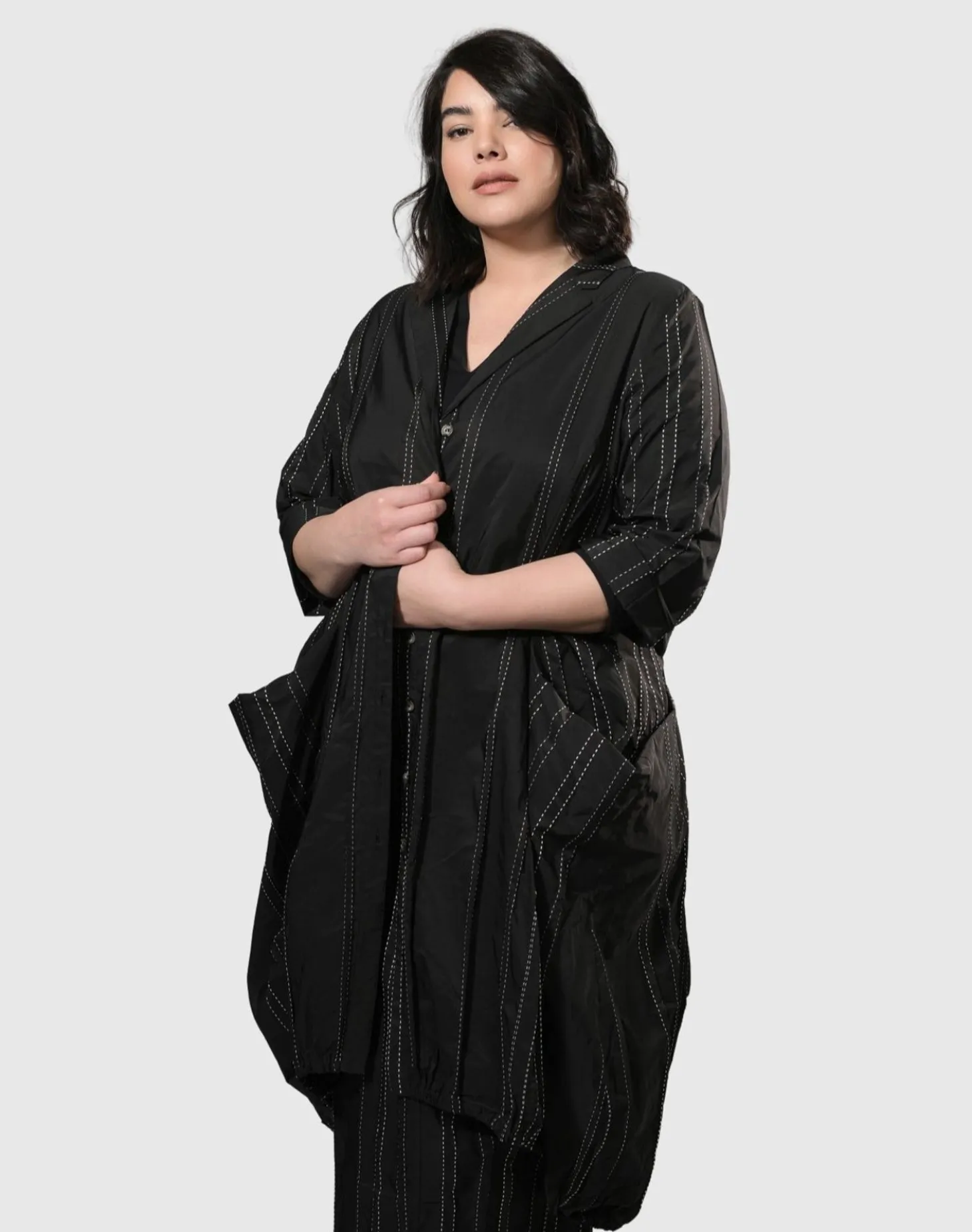 Urban Kylie Topstitched Blazer, Trails