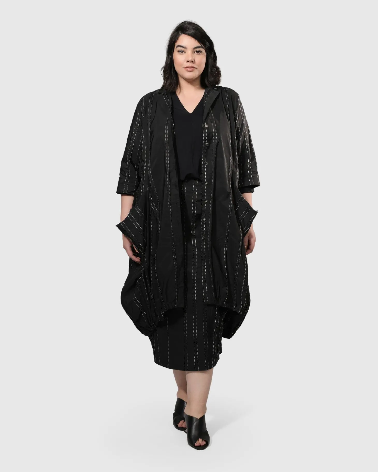 Urban Kylie Topstitched Blazer, Trails