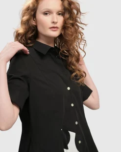 Urban Lafayette Wonderful Shirt Dress, Black