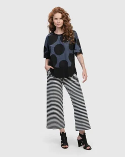 Urban Lagoa Striped Pants, Navy