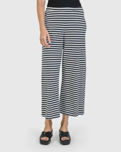 Urban Lagoa Striped Pants, Navy