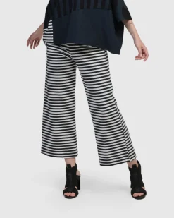Urban Lagoa Striped Pants, Navy