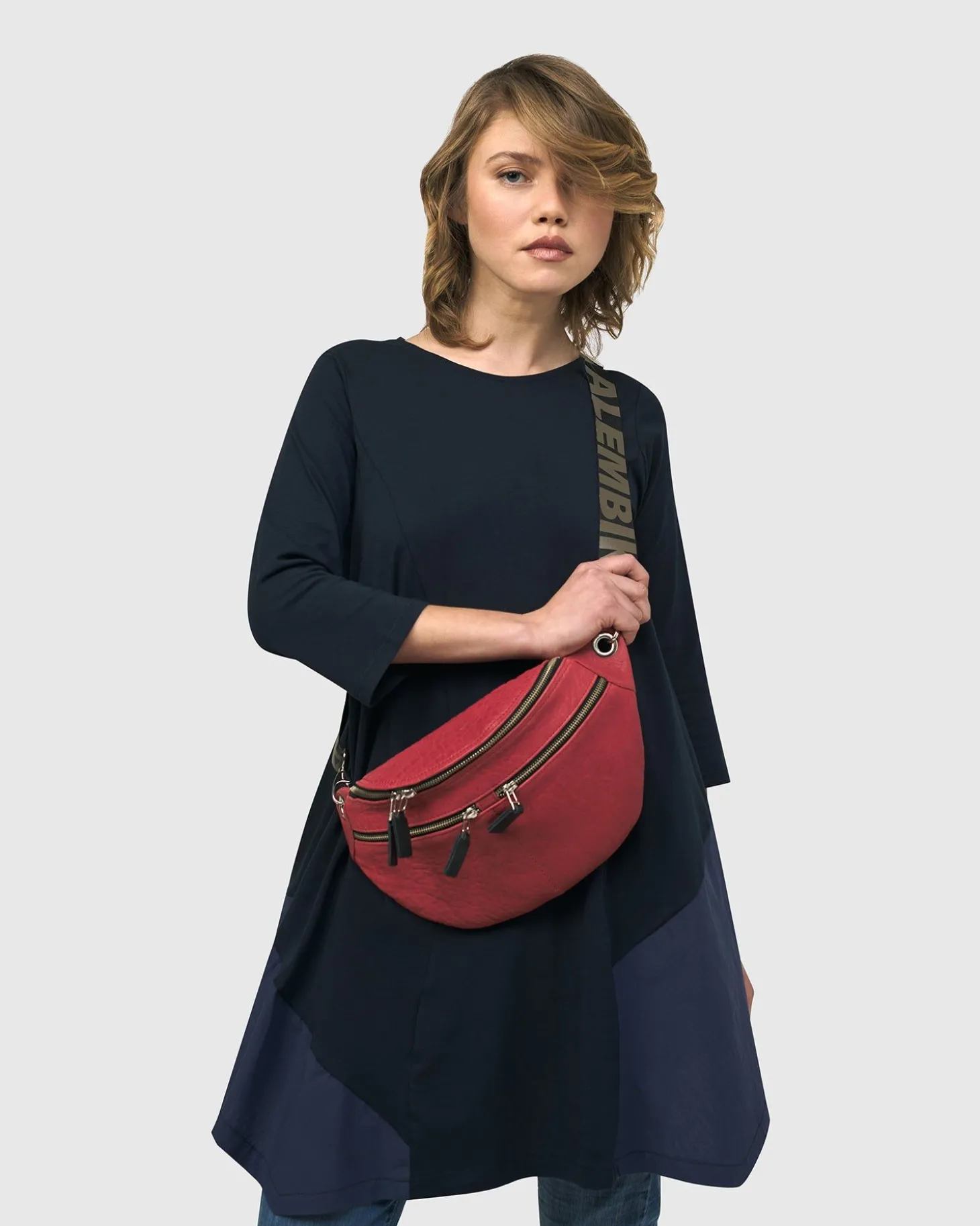 Urban Marvels Trapeze Top, Navy