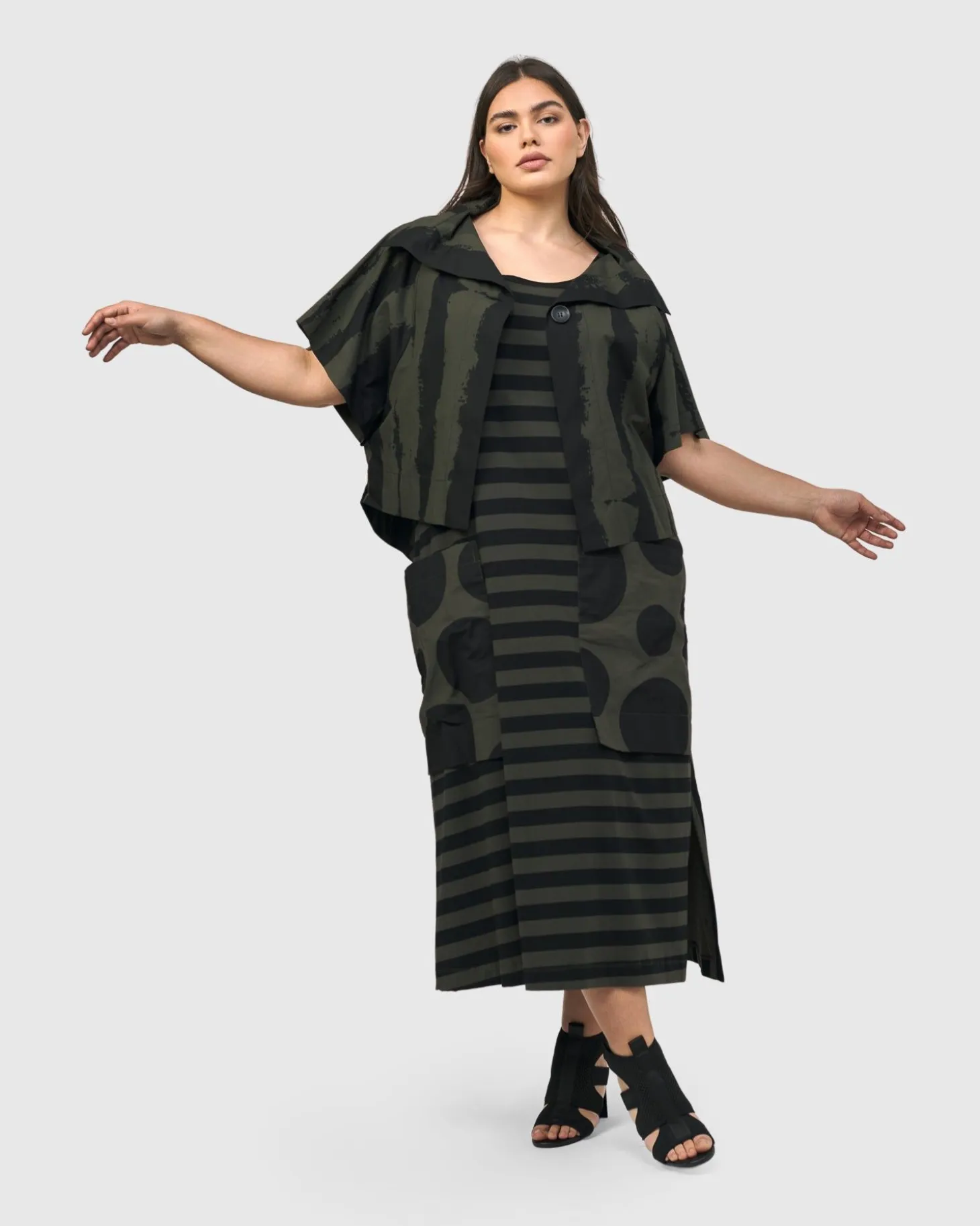 Urban Maxi Tank Dress, Khaki