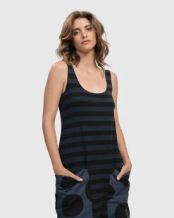 Urban Maxi Tank Dress, Navy
