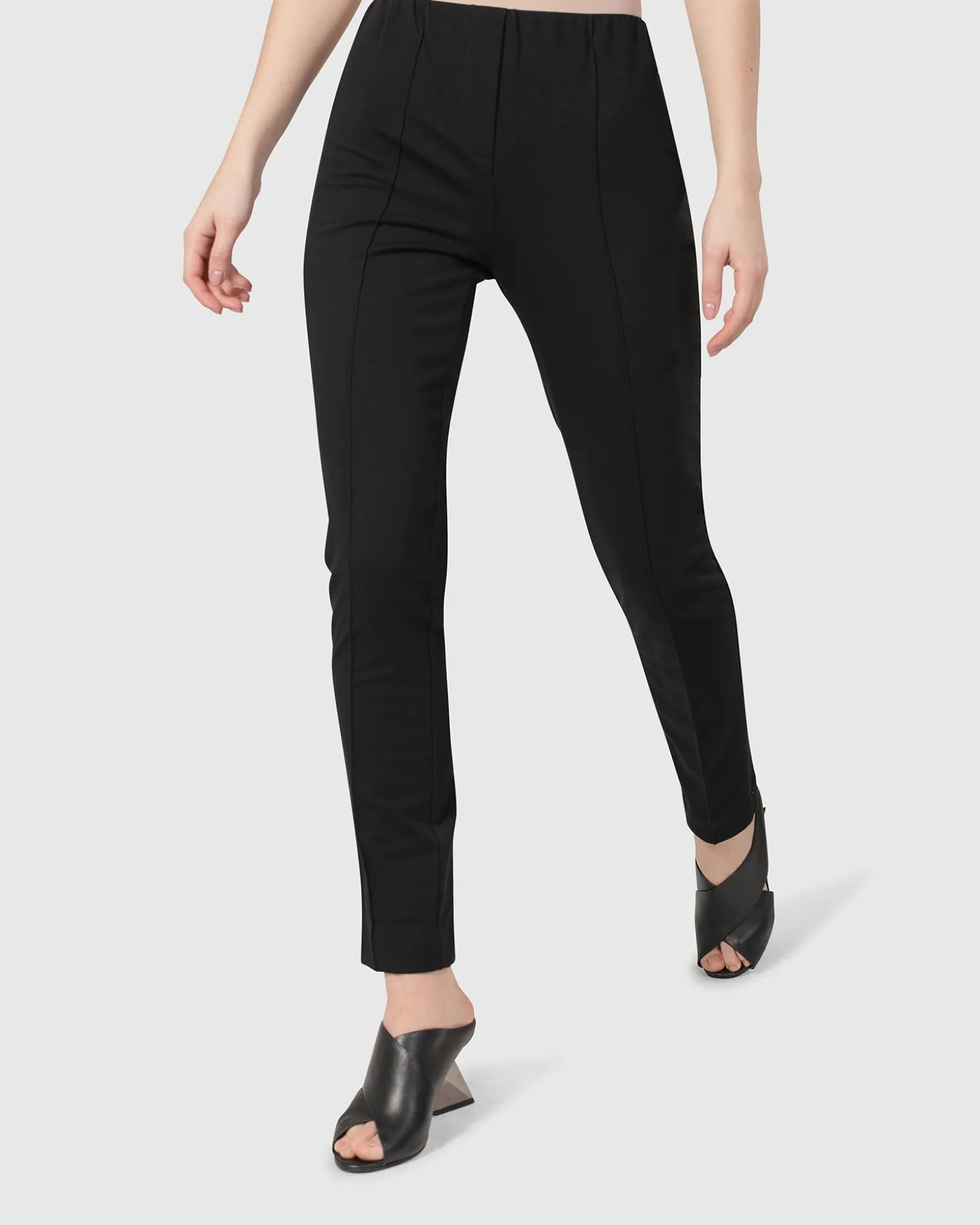 Urban Metropolitan Slim Trousers, Black