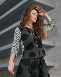 Urban Mononoke Cardigan Top, Stripes