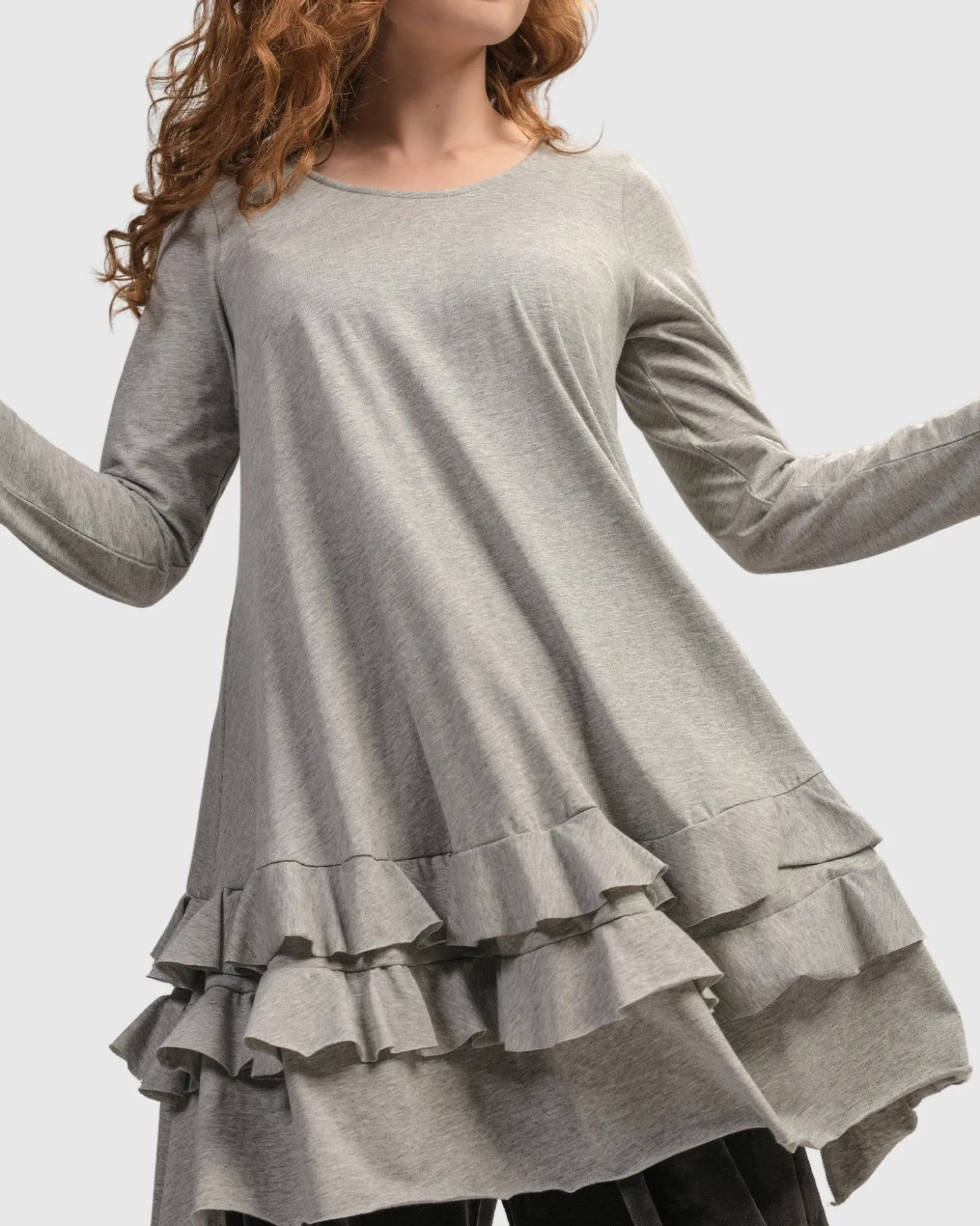 Urban Options Top, Gray