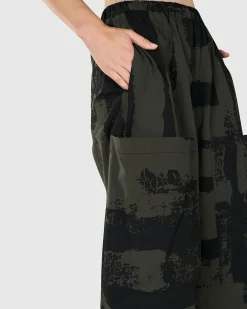 Urban Origami Barrel Pants, Khaki