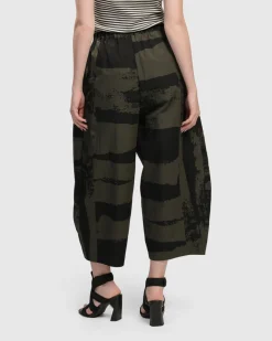 Urban Origami Barrel Pants, Khaki