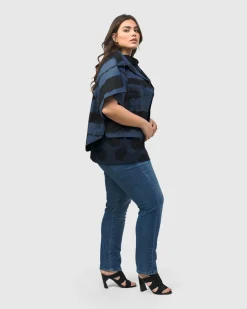 Urban Samba Cape Jacket, Navy