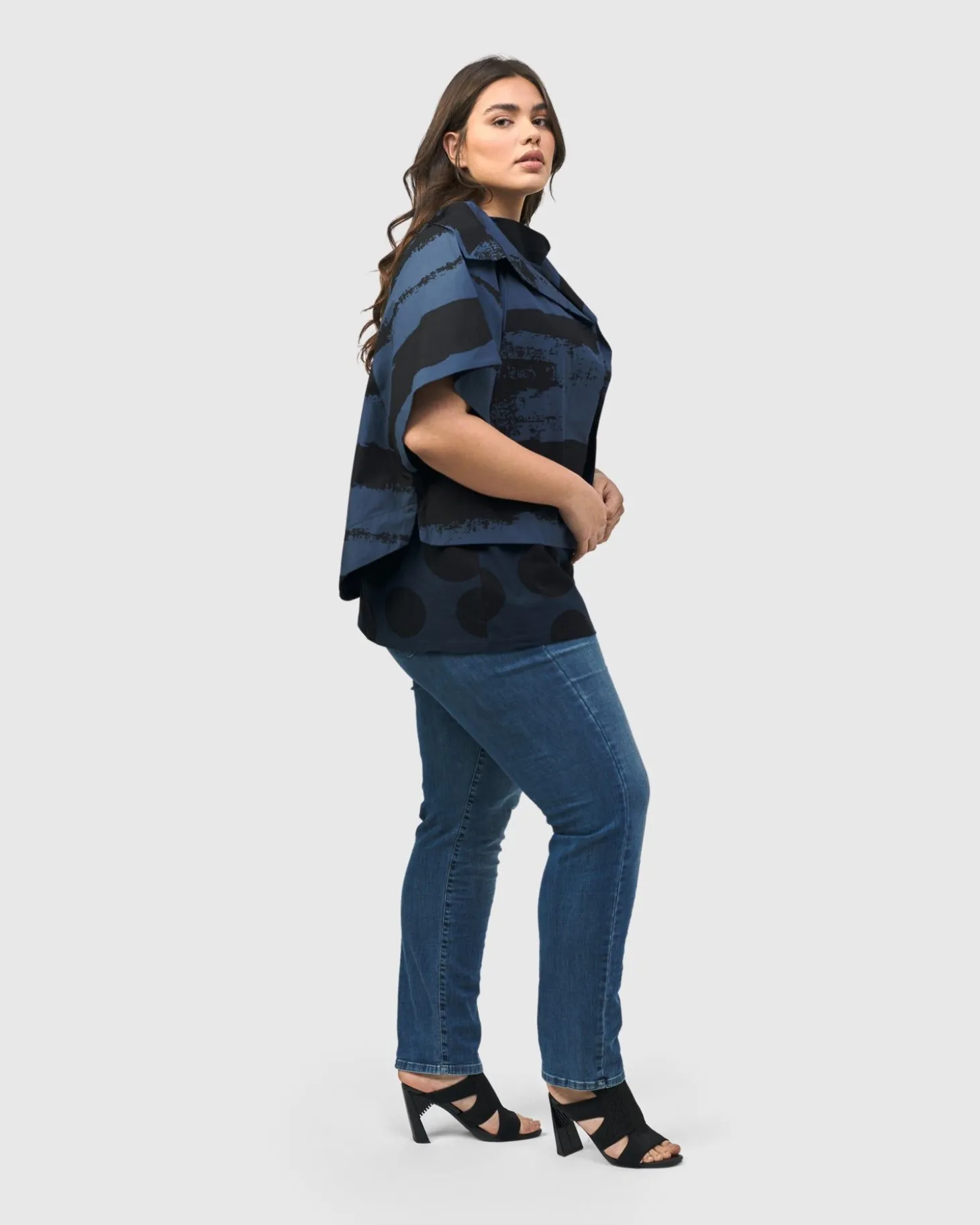 Urban Samba Cape Jacket, Navy
