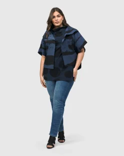 Urban Samba Cape Jacket, Navy