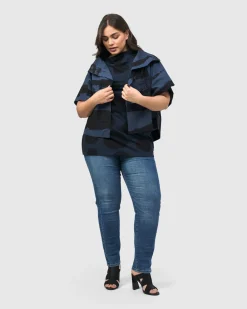 Urban Samba Cape Jacket, Navy