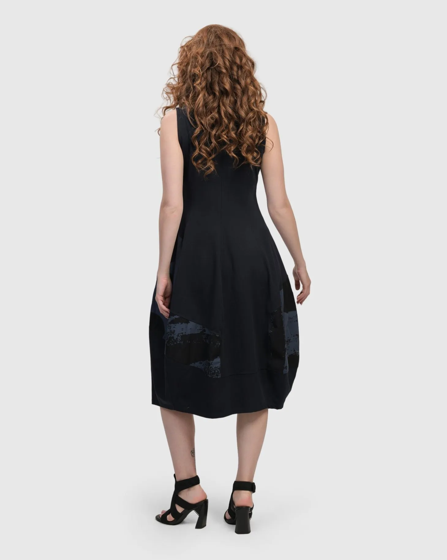 Urban Sleeveless Cocoon Dress, Navy