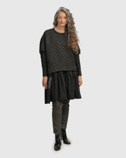 Urban Soft Punk Top, Black