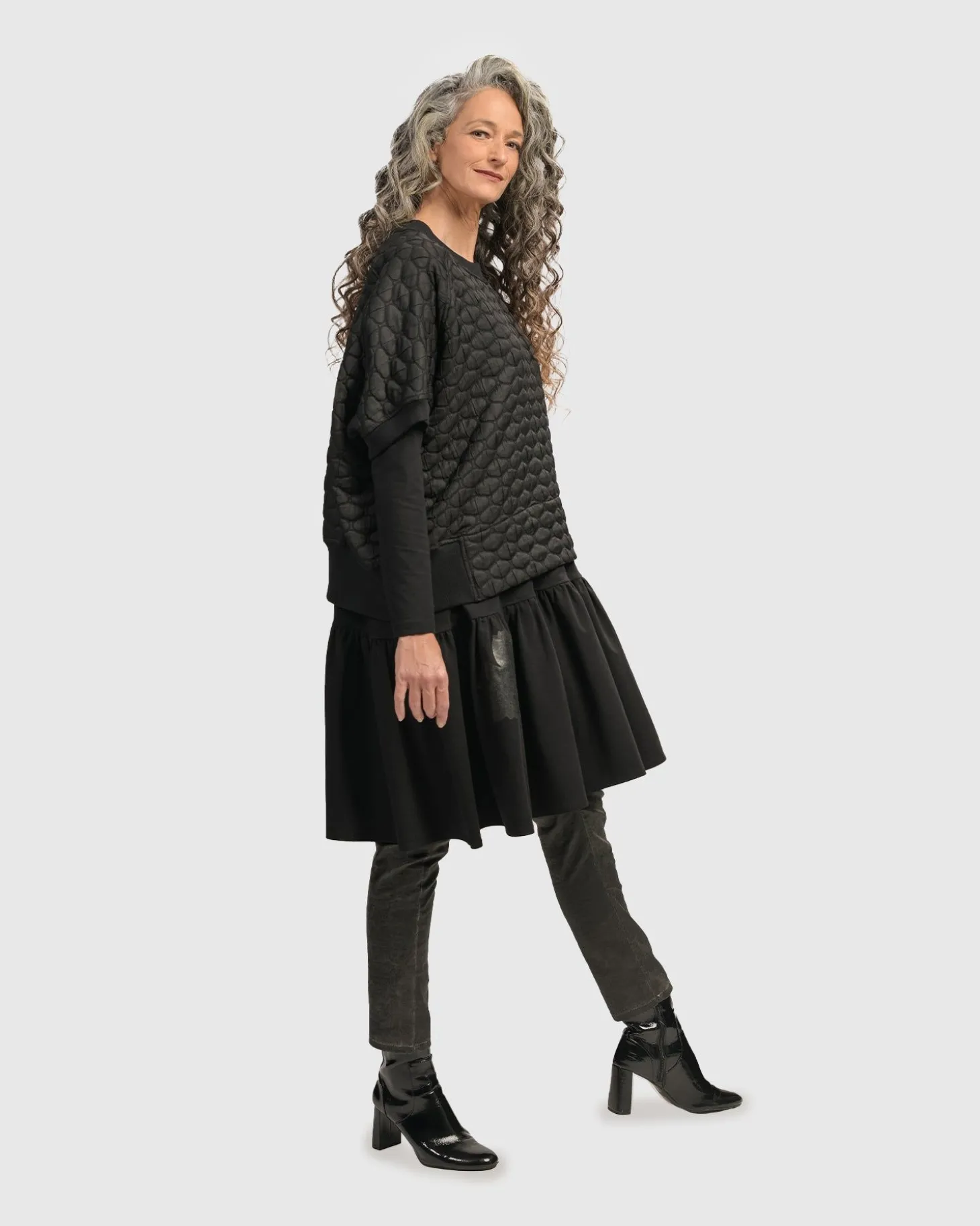 Urban Soft Punk Top, Black