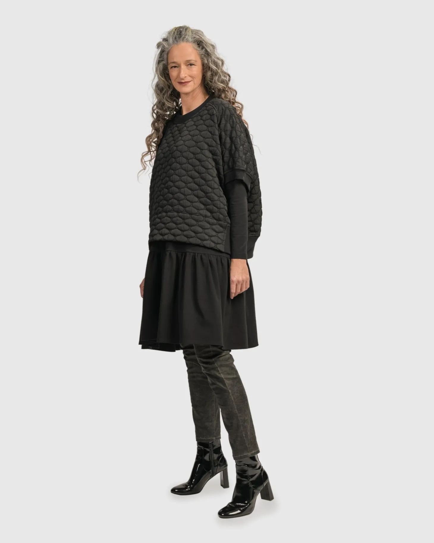 Urban Soft Punk Top, Black