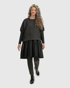 Urban Soft Punk Top, Black
