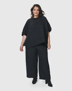 Urban Soft Punk Top, Black