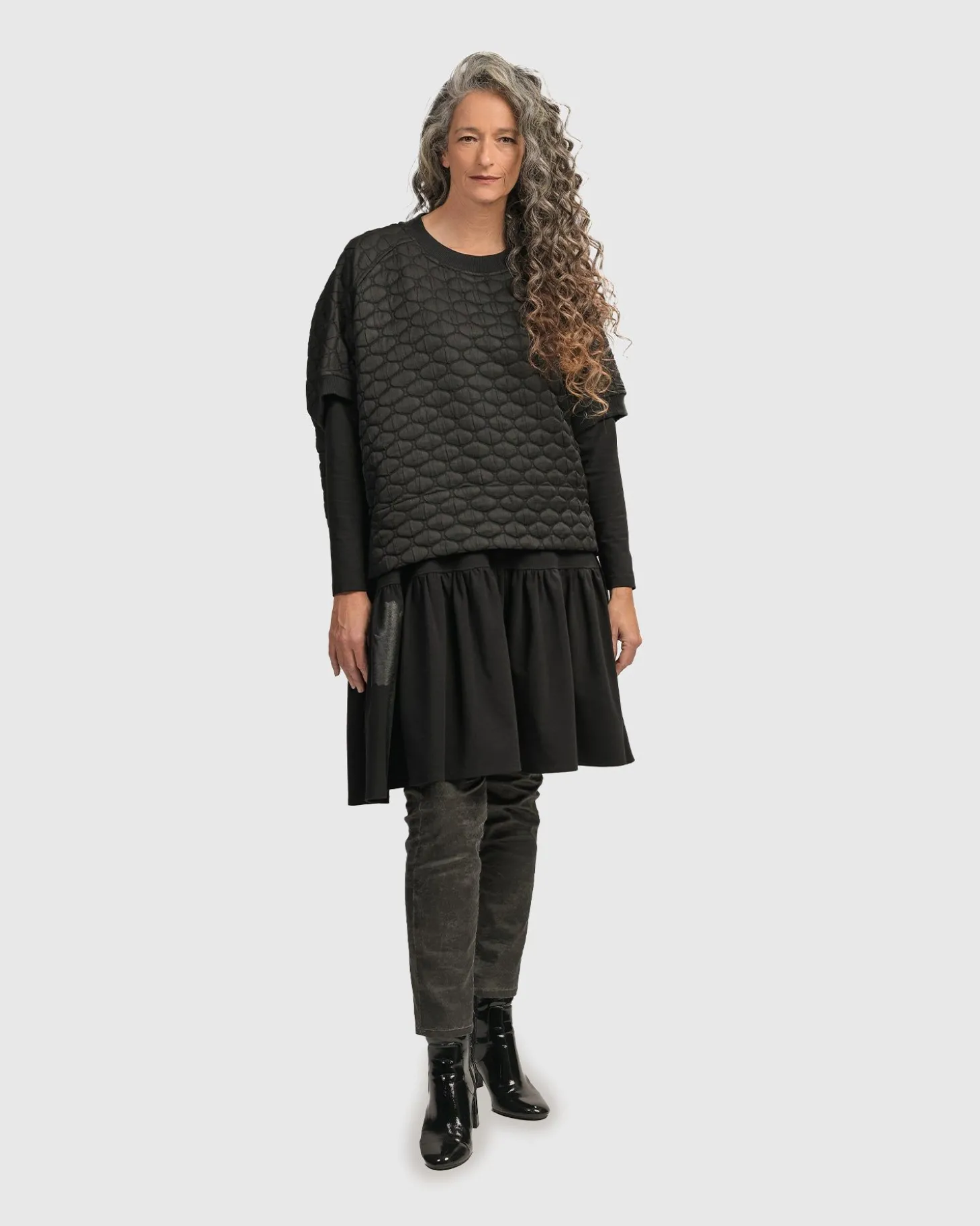 Urban Soft Punk Top, Black