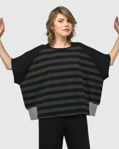 Urban Splice Boxy Tee, Stripes