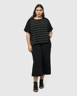 Urban Splice Boxy Tee, Stripes