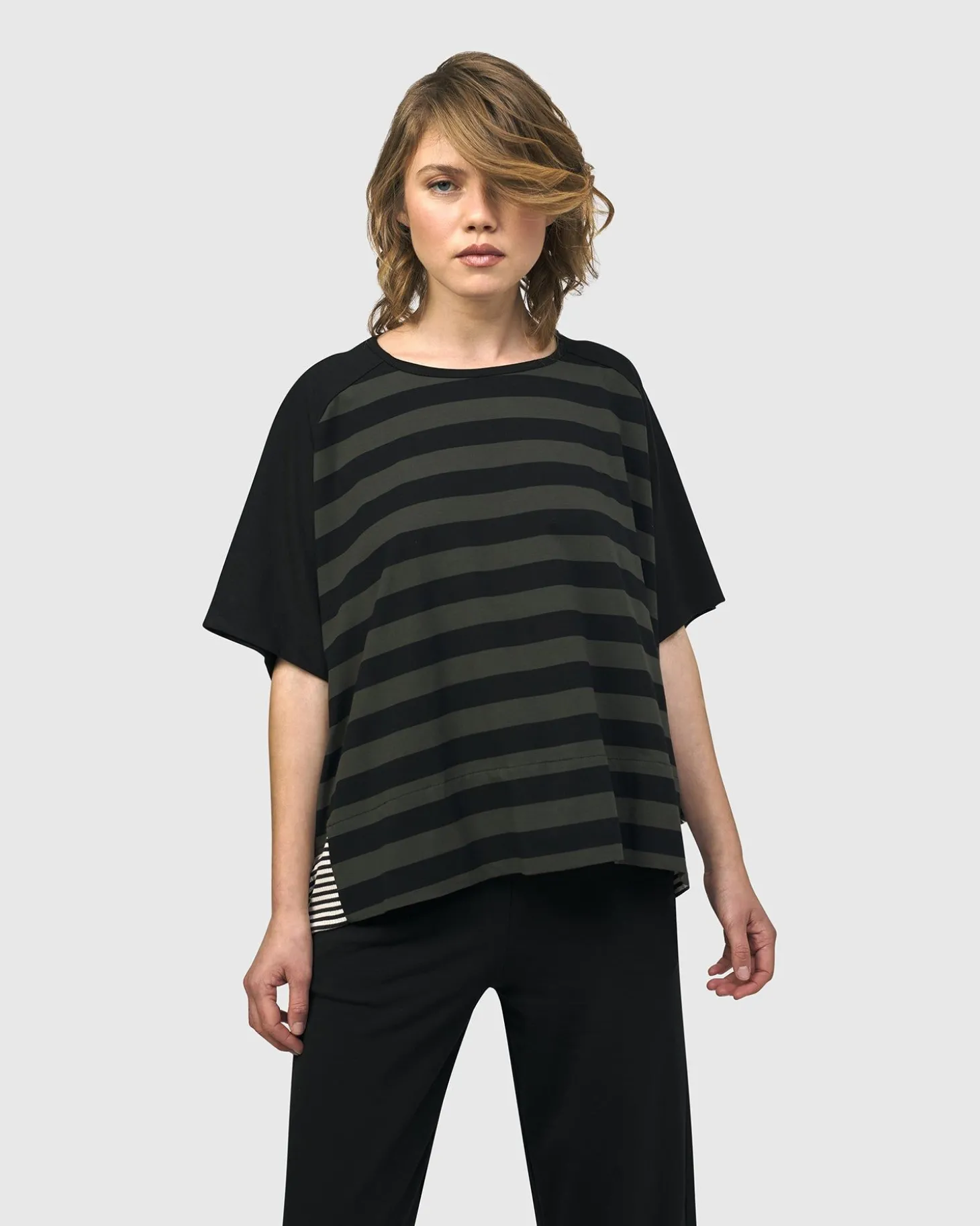 Urban Splice Boxy Tee, Stripes
