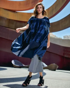 Urban Streets Muumuu Dress, Navy