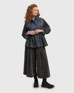 Urban Strut Ruched Jacket, Denim