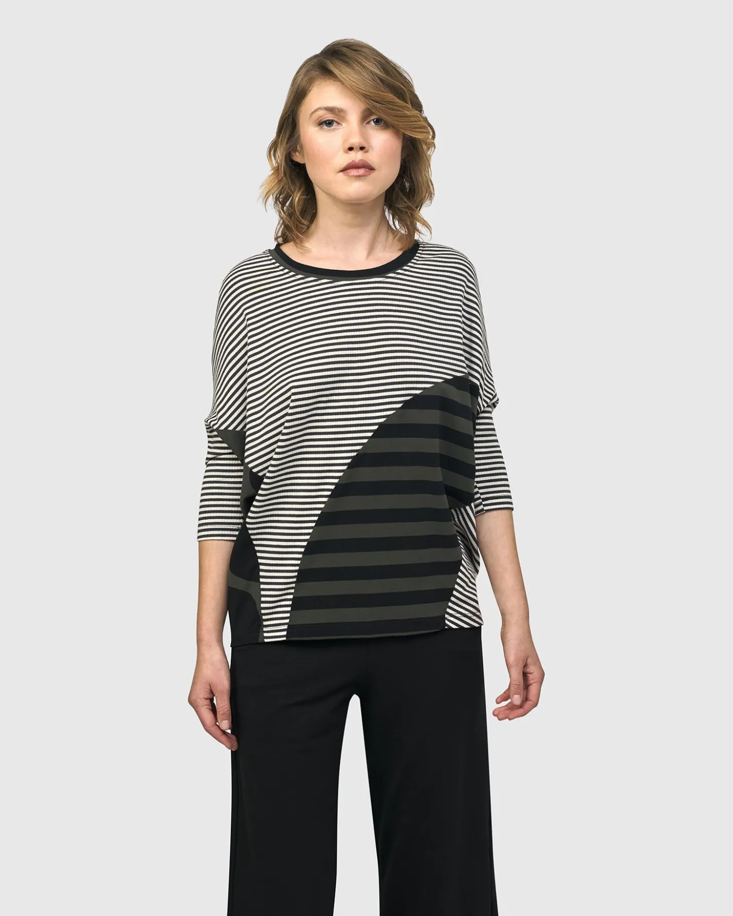 Urban Twister Top, Stripes