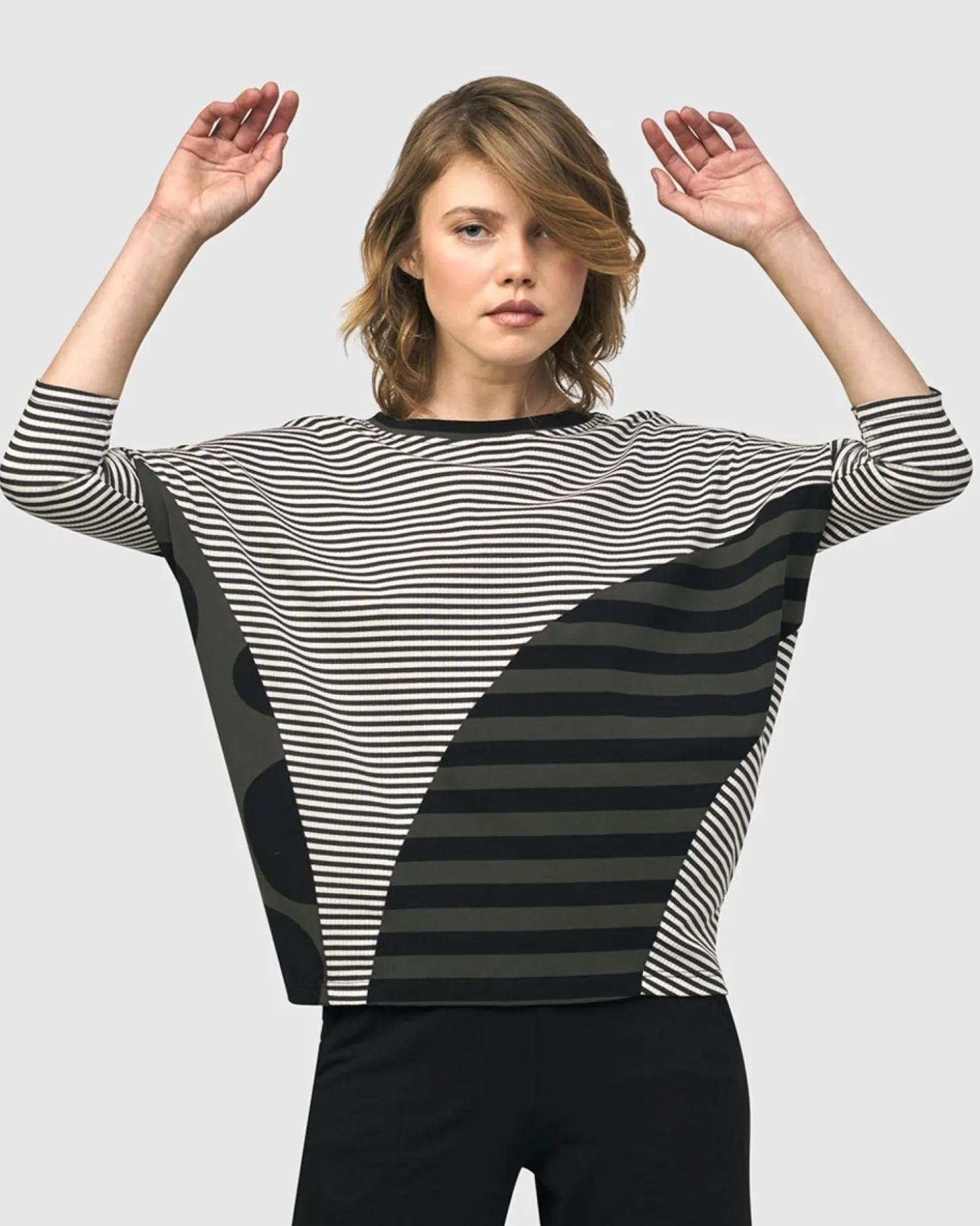 Urban Twister Top, Stripes