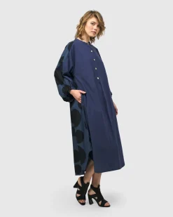 Urban Vista Caftan Dress, Navy
