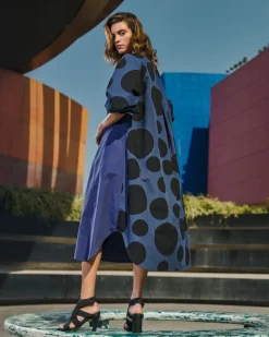 Urban Vista Caftan Dress, Navy