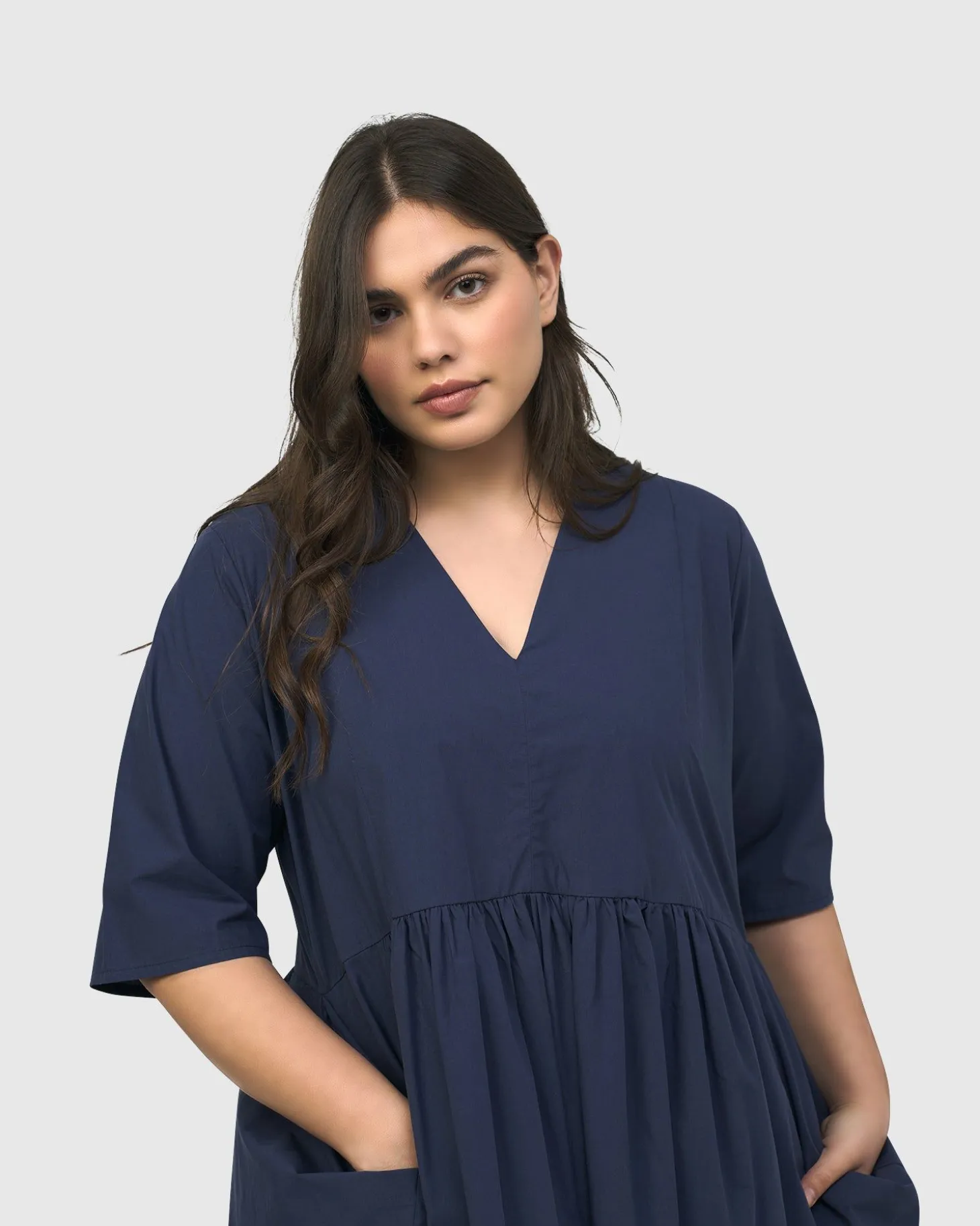 Urban Wonder Relaxed Gown, Navy