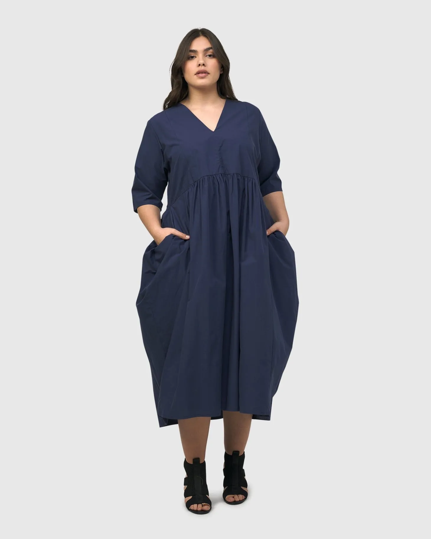 Urban Wonder Relaxed Gown, Navy