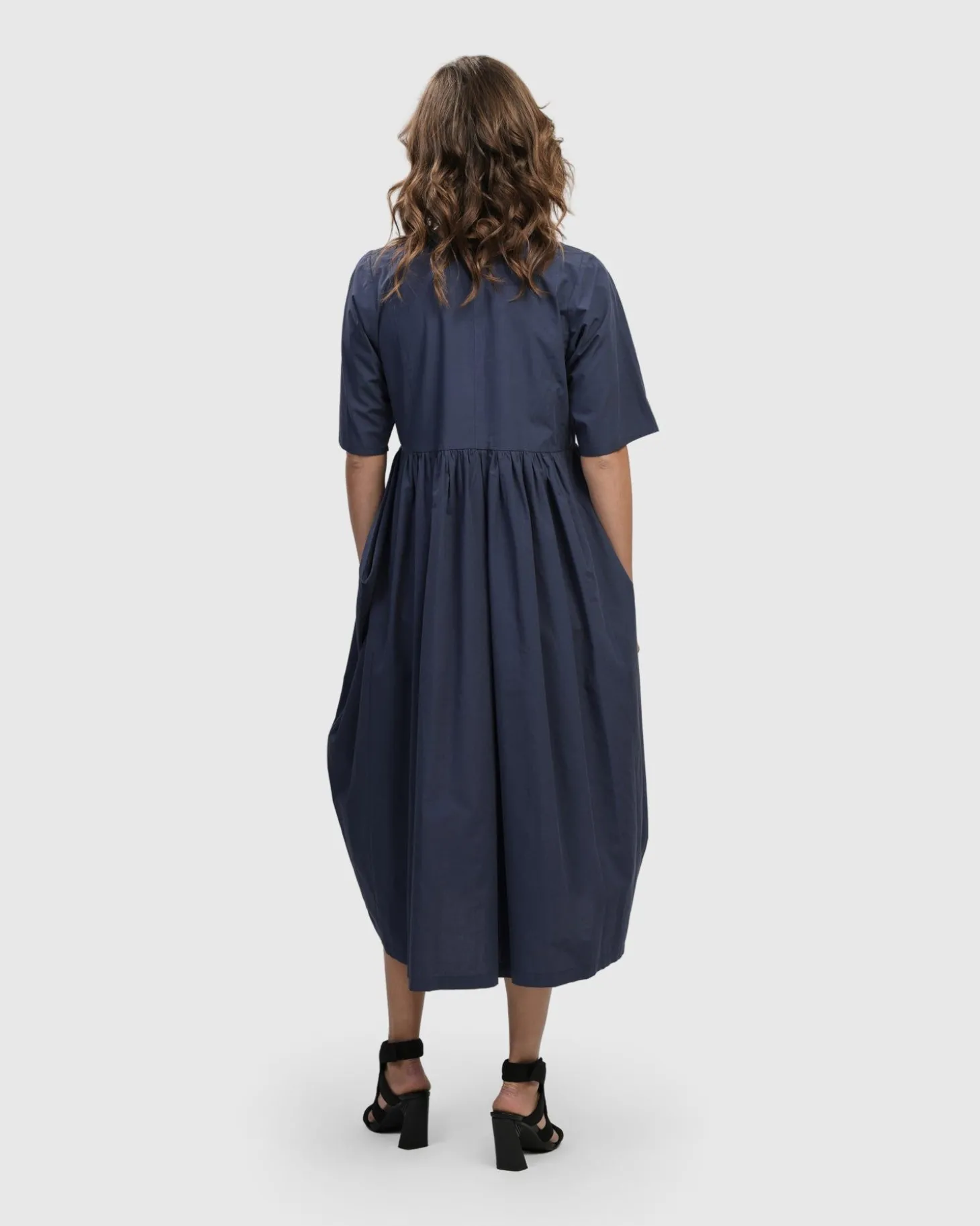 Urban Wonder Relaxed Gown, Navy