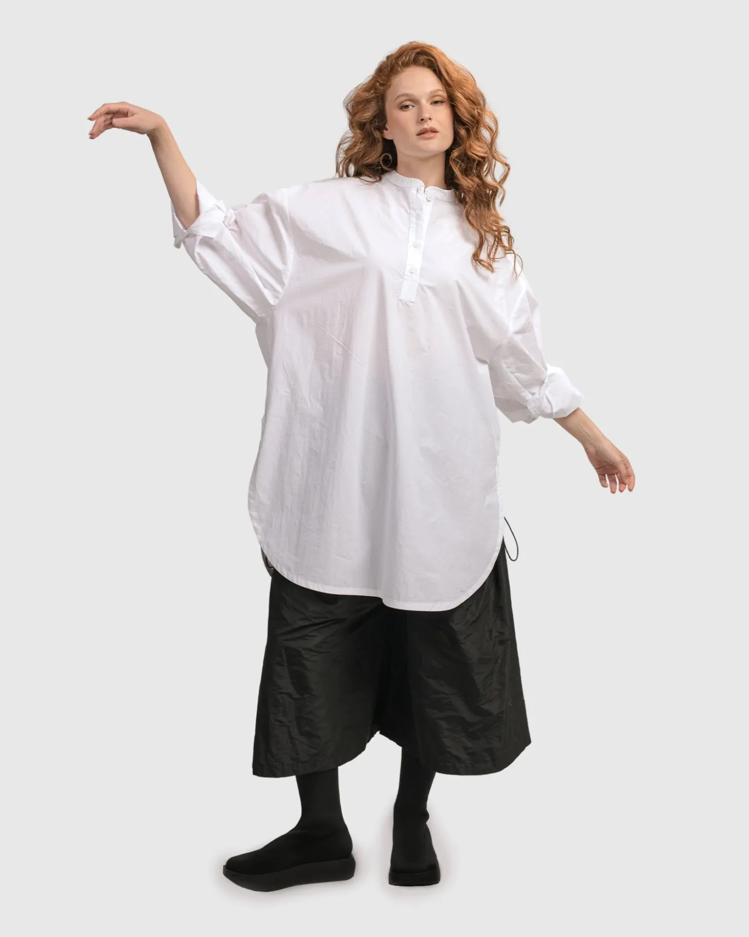 Urban Zen Tunic Top, White