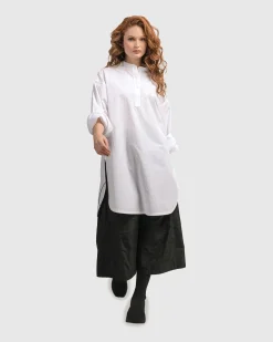 Urban Zen Tunic Top, White