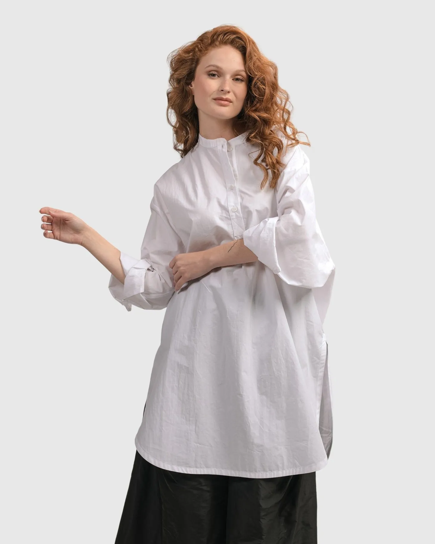 Urban Zen Tunic Top, White