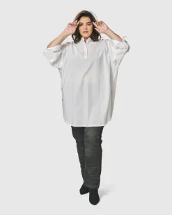 Urban Zen Tunic Top, White