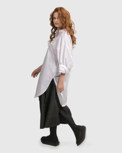 Urban Zen Tunic Top, White