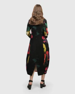 Valencia Cocoon Dress, Garden