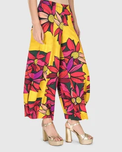 Wildflower Punto Pants, Bouquet
