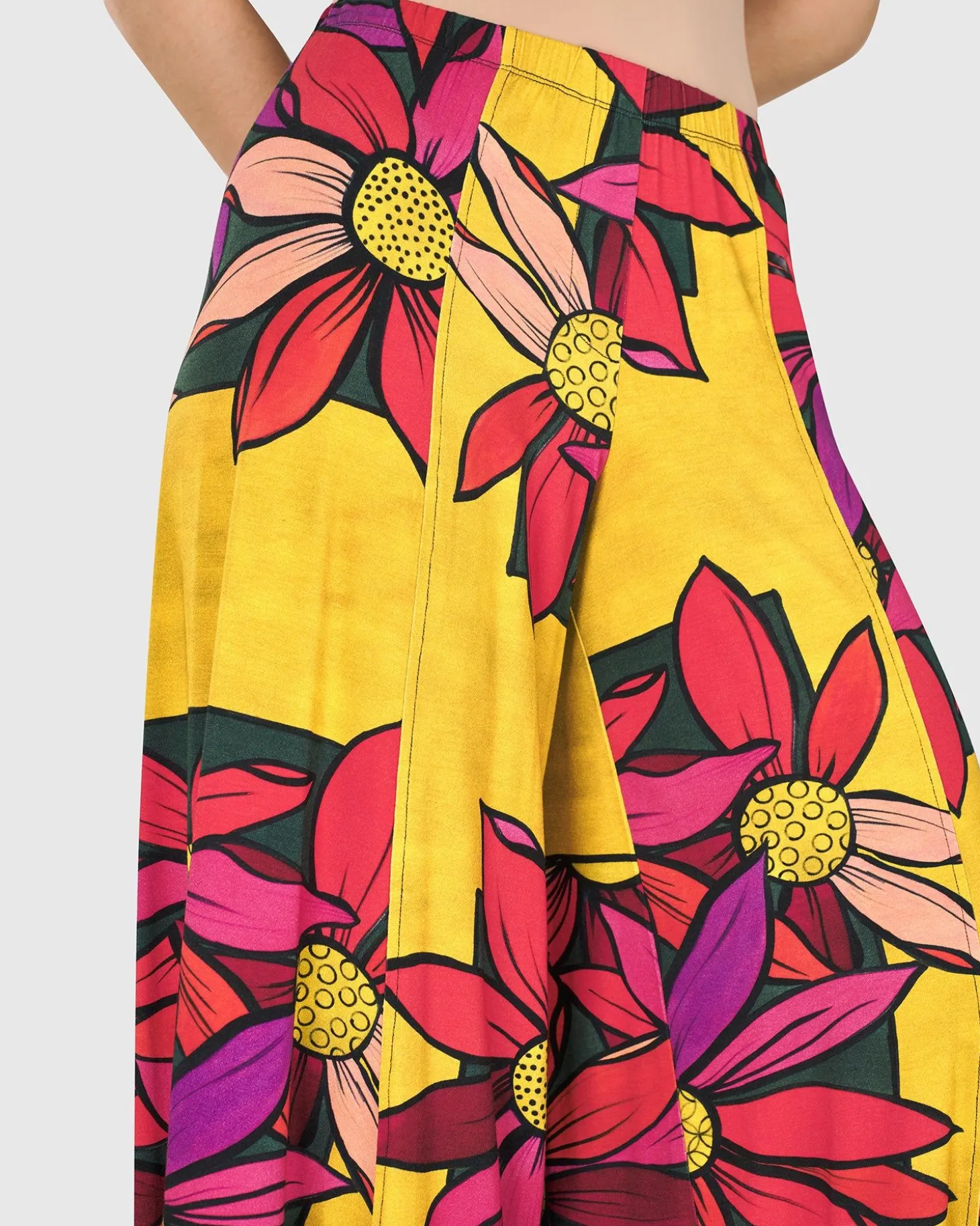 Wildflower Punto Pants, Bouquet