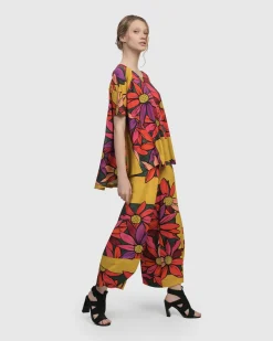 Wildflower Punto Pants, Bouquet