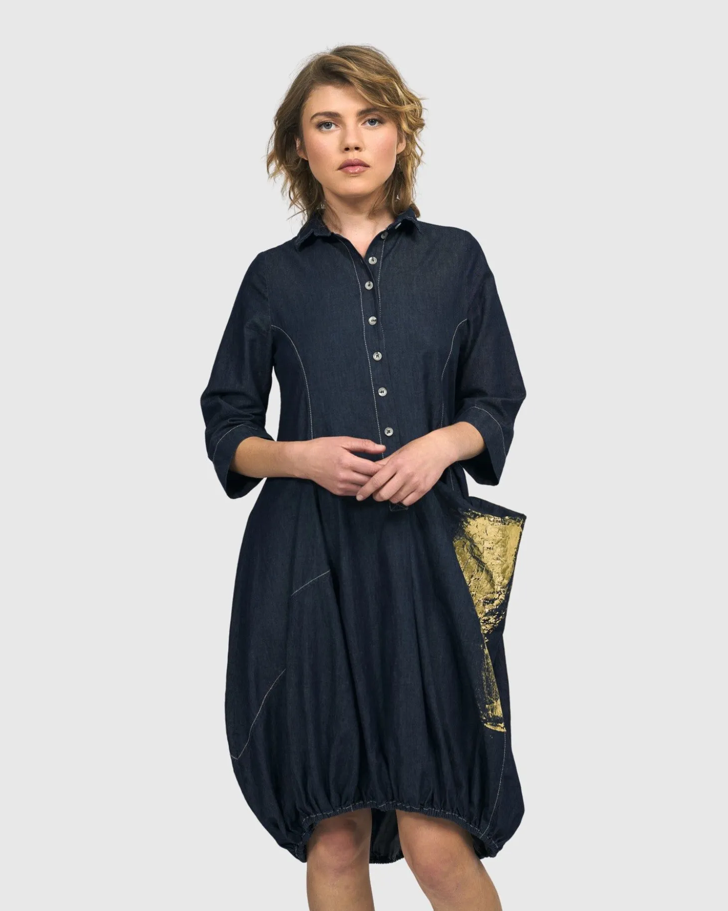 Winona Wonderful Dress, Denim