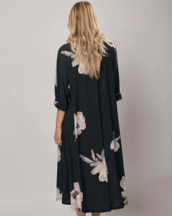 Winslow Trapeze Dress, Roses