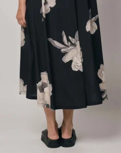 Winslow Trapeze Dress, Roses