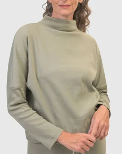 Zen Drawstring Sweatshirt, Nature